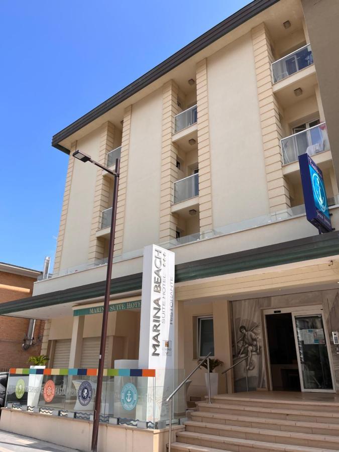 Marina Beach Aparthotel Rimini Exterior foto